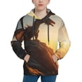thumbnail image 1 of Daiia Seaside Sunset Cool Dragon for Boys Fashion Hoodies & Sweatshirts with Kangaroo Pocket,Hooded Sweatshirt for Kid, Breathable& Moisture Wicking-X-Large, 1 of 6