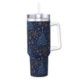 thumbnail image 1 of Daiia Shining Christmas Tree Printed 40 oz Tumbler with Handle,Ice Bully Insulated Tumbler 2 in 1 Lid Insulated Water Bottle Stainless Steel Travel Coffee Mug, 1 of 8