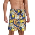 thumbnail image 1 of Daiia Sicilian Style Mens Woven Stretch Pajama Short,Short Pajama Pants-Large, 1 of 7
