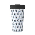 thumbnail image 1 of Daiia Skiing Penguin Funny Printed Stainless Steel Tumbler with Lid and Straw, Double Wall Vacuum Insulated Coffee Tumbler Travel Coffee Mug with Leak Proof Lid, 1 of 8