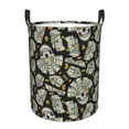 thumbnail image 1 of Daiia Skull with Dollar Round Laundry Basket with Handles Thickened Waterproof Circular hamper,Dirty Clothes Storage Basket for Bedroom,Bathroom,College Dorm-Medium, 1 of 8