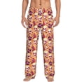 thumbnail image 1 of Daiia Skull rock record Men's Sleep Pant with Pockets and Drawstring,Pajama Pants-X-Large, 1 of 9