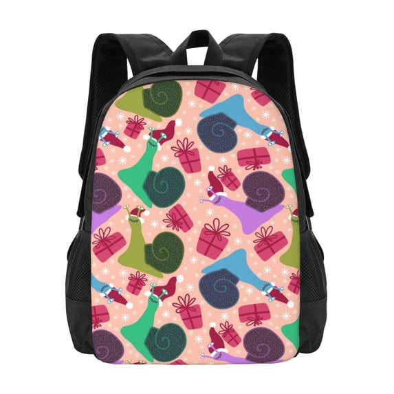 Daiia Snails Backpack for Men and Women -Durable Backpack Large Capacity, Water-Resistant Bag with Adjustable Straps and Laptop Compartment