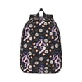 thumbnail image 1 of Daiia Snake And Floral1 Vintage Canvas Backpack for Men and Women ,Hiking Backpack,Travel Laptop Bag for School,Large Capacity Backpack, 1 of 1