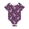thumbnail image 1 of Daiia Snake And Flower Printed Unisex-Baby Short Sleeve Onesies Bodysuits Baby Climbing Clothes Soft and Comfortable Romper with Expandable Shoulder Design-9M, 1 of 1