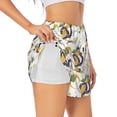 thumbnail image 1 of Daiia Snake And Moon Pattern Women's 2 in 1 Running Shorts - Lightweight Athletic Workout Gym Yoga Shorts Liner with Phone Pockets-X-Large, 1 of 7