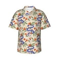 thumbnail image 1 of Daiia Snake Hawaiian Shirt for Men Gentle Cotton Regular Short Sleeve Casual-3X-Large, 1 of 9