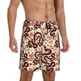 thumbnail image 1 of Daiia Snake Mens Woven Stretch Pajama Short,Short Pajama Pants-Small, 1 of 7