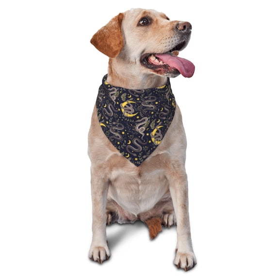 Daiia Snake Sleep Pattern Pet Scarf for Dogs and Cats – Soft & Breathable Bandana, Comfortable Pet Accessory for Everyday Wear