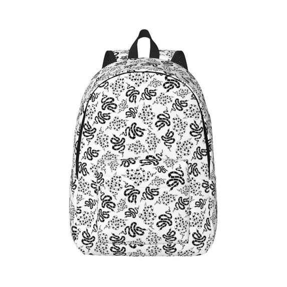 Daiia Snake Vintage Canvas Backpack for Men and Women ,Hiking Backpack,Travel Laptop Bag for School,Large Capacity Backpack