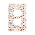 thumbnail image 1 of Daiia South American Animals Pattern Decorator Wall Plate Child Safe Outlet Cover, Switch and Outlet Covers,Size 1-Gang 5.0" x3.0" , Polycarbonate Thermoplastic-Style S, 1 of 6
