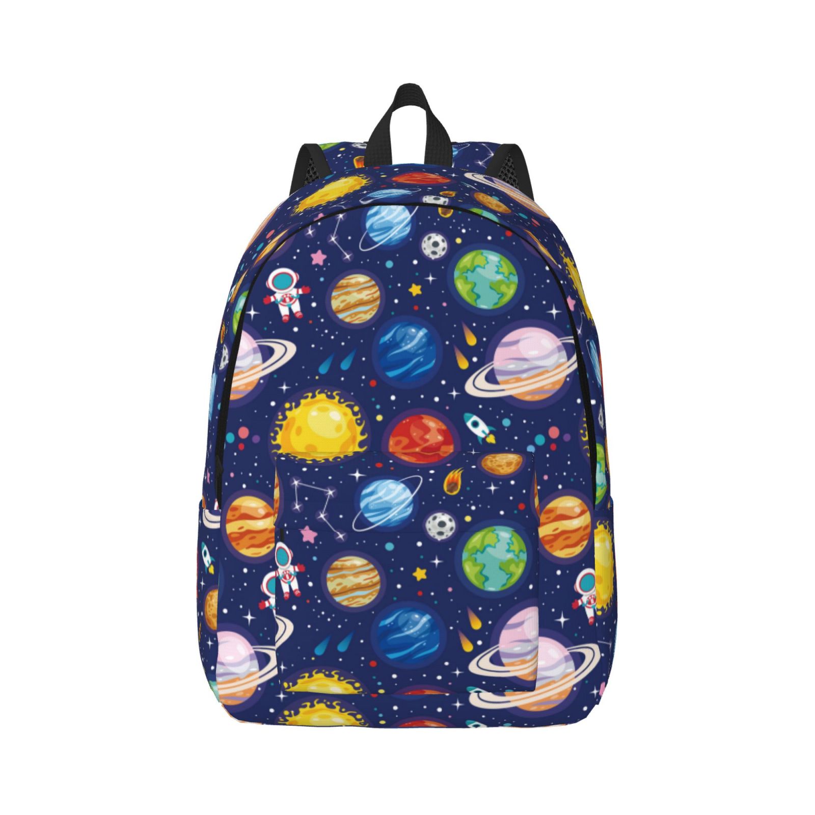 Daiia Space Planet Vintage Canvas Backpack for Men and Women ,Hiking ...