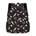 thumbnail image 1 of Daiia Space Rocket Backpack for Men and Women -Durable Backpack Large Capacity, Water-Resistant Bag with Adjustable Straps and Laptop Compartment, 1 of 9