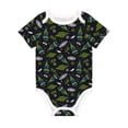 thumbnail image 1 of Daiia Space Rockets Printed Unisex-Baby Short Sleeve Onesies Bodysuits Baby Climbing Clothes Soft and Comfortable Romper with Expandable Shoulder Design-12 Months, 1 of 8