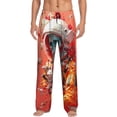 thumbnail image 1 of Daiia Space Skeleton Art Men's Sleep Pant with Pockets and Drawstring,Pajama Pants-X-Large, 1 of 9