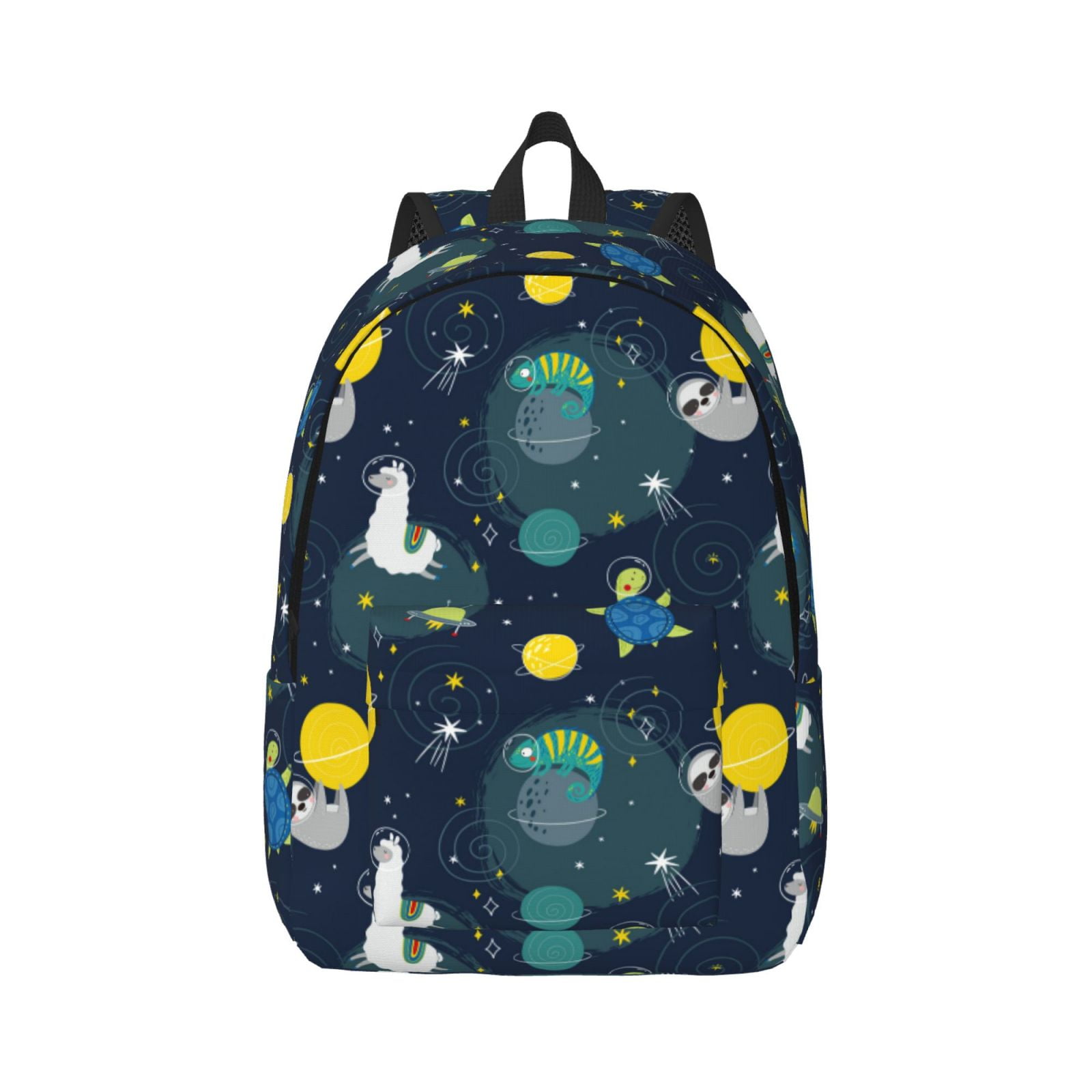 Daiia Space and Animals Vintage Canvas Backpack for Men and Women ...