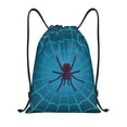 thumbnail image 1 of Daiia Spider And Cobweb Pattern Drawstring Backpack, Gym Bag, Lightweight Backpack, Water-Resistant Bag Travel Sports Backpack, Fitness Bag, Yoga Bag-Small, 1 of 6