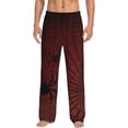 thumbnail image 1 of Daiia Spiders On A Web Men's Sleep Pant with Pockets and Drawstring,Pajama Pants-Small, 1 of 9