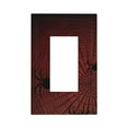 thumbnail image 1 of Daiia Spiders On A Web Pattern Decorator Wall Plate Child Safe Outlet Cover, Switch and Outlet Covers,Size 1-Gang 5.0" x3.0" , Polycarbonate Thermoplastic-Style U, 1 of 6