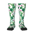 thumbnail image 1 of Daiia Sports Socks Cactus Plants Printed Novelty Crew Socks for Men Women Knee High Socks Cotton Socks Soft & Breathable Support Unisex Socks, 1 of 9