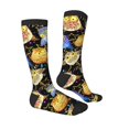 thumbnail image 1 of Daiia Sports Socks Cartoon Bird Owl Printed Novelty Crew Socks for Men Women Knee High Socks Cotton Socks Soft & Breathable Support Unisex Socks, 1 of 9
