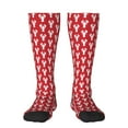 thumbnail image 1 of Daiia Sports Socks Cartoon Lobster Printed Novelty Crew Socks for Men Women Knee High Socks Cotton Socks Soft & Breathable Support Unisex Socks, 1 of 9