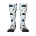 thumbnail image 1 of Daiia Sports Socks Cartoon Planets Printed Novelty Crew Socks for Men Women Knee High Socks Cotton Socks Soft & Breathable Support Unisex Socks, 1 of 9