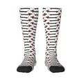 thumbnail image 1 of Daiia Sports Socks Christmas Dachshund Printed Novelty Crew Socks for Men Women Knee High Socks Cotton Socks Soft & Breathable Support Unisex Socks, 1 of 9