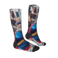 thumbnail image 1 of Daiia Sports Socks Cool Cat In Sunglasses Printed Novelty Crew Socks for Men Women Knee High Socks Cotton Socks Soft & Breathable Support Unisex Socks, 1 of 9