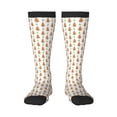 thumbnail image 1 of Daiia Sports Socks Cute Carrot Print Printed Novelty Crew Socks for Men Women Knee High Socks Cotton Socks Soft & Breathable Support Unisex Socks, 1 of 9