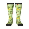 thumbnail image 1 of Daiia Sports Socks Cute Dinosaurs Cartoon Printed Novelty Crew Socks for Men Women Knee High Socks Cotton Socks Soft & Breathable Support Unisex Socks, 1 of 9