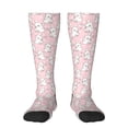 thumbnail image 1 of Daiia Sports Socks Cute Rabbit Printed Novelty Crew Socks for Men Women Knee High Socks Cotton Socks Soft & Breathable Support Unisex Socks, 1 of 9