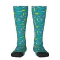 thumbnail image 1 of Daiia Sports Socks Cute Shark Turtle Printed Novelty Crew Socks for Men Women Knee High Socks Cotton Socks Soft & Breathable Support Unisex Socks, 1 of 9