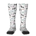 thumbnail image 1 of Daiia Sports Socks Dachshund Dog Puppy Printed Novelty Crew Socks for Men Women Knee High Socks Cotton Socks Soft & Breathable Support Unisex Socks, 1 of 9