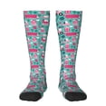 thumbnail image 1 of Daiia Sports Socks Excavator Printed Novelty Crew Socks for Men Women Knee High Socks Cotton Socks Soft & Breathable Support Unisex Socks, 1 of 9