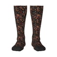 thumbnail image 1 of Daiia Sports Socks Floral Printed Novelty Crew Socks for Men Women Knee High Socks Cotton Socks Soft & Breathable Support Unisex Socks, 1 of 9