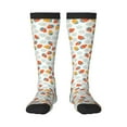 thumbnail image 1 of Daiia Sports Socks Floral Strawberr Printed Novelty Crew Socks for Men Women Knee High Socks Cotton Socks Soft & Breathable Support Unisex Socks, 1 of 9