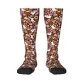 thumbnail image 1 of Daiia Sports Socks Flower Bunny Printed Novelty Crew Socks for Men Women Knee High Socks Cotton Socks Soft & Breathable Support Unisex Socks, 1 of 9