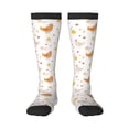 thumbnail image 1 of Daiia Sports Socks Funny Chicken Printed Novelty Crew Socks for Men Women Knee High Socks Cotton Socks Soft & Breathable Support Unisex Socks, 1 of 9