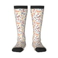 thumbnail image 1 of Daiia Sports Socks Funny Chicken Printed Novelty Crew Socks for Men Women Knee High Socks Cotton Socks Soft & Breathable Support Unisex Socks, 1 of 9