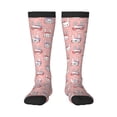thumbnail image 1 of Daiia Sports Socks Girl Rabbit Printed Novelty Crew Socks for Men Women Knee High Socks Cotton Socks Soft & Breathable Support Unisex Socks, 1 of 9