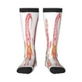 thumbnail image 1 of Daiia Sports Socks Gnomes valentine's day Printed Novelty Crew Socks for Men Women Knee High Socks Cotton Socks Soft & Breathable Support Unisex Socks, 1 of 6