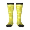 thumbnail image 1 of Daiia Sports Socks Gold Pineapple Printed Novelty Crew Socks for Men Women Knee High Socks Cotton Socks Soft & Breathable Support Unisex Socks, 1 of 9