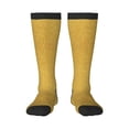 thumbnail image 1 of Daiia Sports Socks Gold Shiny Printed Novelty Crew Socks for Men Women Knee High Socks Cotton Socks Soft & Breathable Support Unisex Socks, 1 of 9