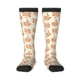 thumbnail image 1 of Daiia Sports Socks Hand Drawn Snake Printed Novelty Crew Socks for Men Women Knee High Socks Cotton Socks Soft & Breathable Support Unisex Socks, 1 of 9