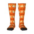 thumbnail image 1 of Daiia Sports Socks Hello Spring Sunflower Gnomes Printed Novelty Crew Socks for Men Women Knee High Socks Cotton Socks Soft & Breathable Support Unisex Socks, 1 of 9