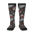 thumbnail image 1 of Daiia Sports Socks Japanese Sushi Hashi Printed Novelty Crew Socks for Men Women Knee High Socks Cotton Socks Soft & Breathable Support Unisex Socks, 1 of 9