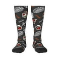 thumbnail image 1 of Daiia Sports Socks Japanese Sushi Hashi Printed Novelty Crew Socks for Men Women Knee High Socks Cotton Socks Soft & Breathable Support Unisex Socks, 1 of 9