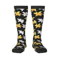 thumbnail image 1 of Daiia Sports Socks Lilies Flowers Printed Novelty Crew Socks for Men Women Knee High Socks Cotton Socks Soft & Breathable Support Unisex Socks, 1 of 9