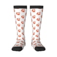 thumbnail image 1 of Daiia Sports Socks Orange Fox Printed Novelty Crew Socks for Men Women Knee High Socks Cotton Socks Soft & Breathable Support Unisex Socks, 1 of 9
